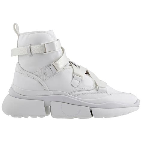 chloe sonnie high top sneaker|Chloe Ladies White Sonnie High.